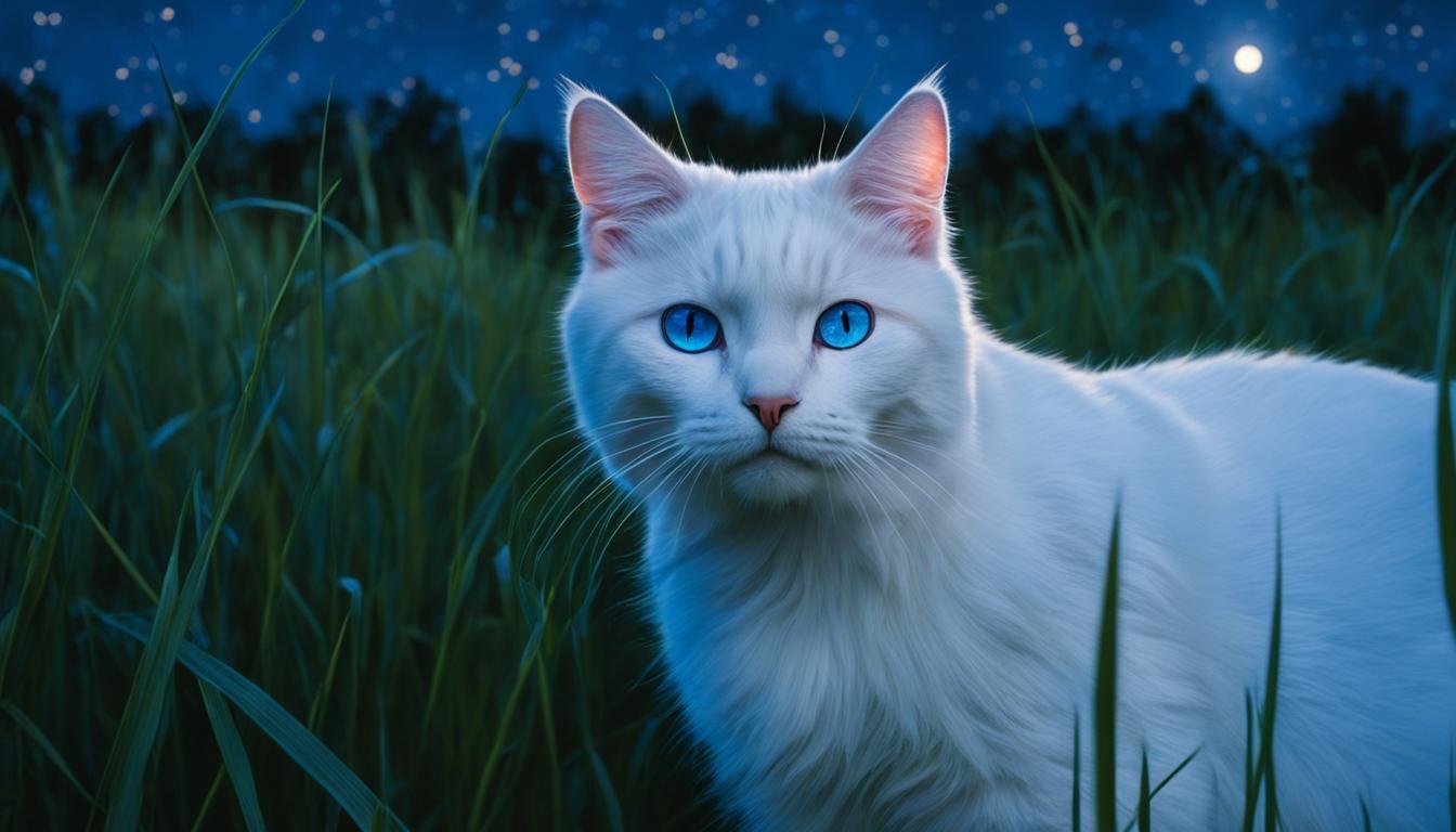 dream of white cat