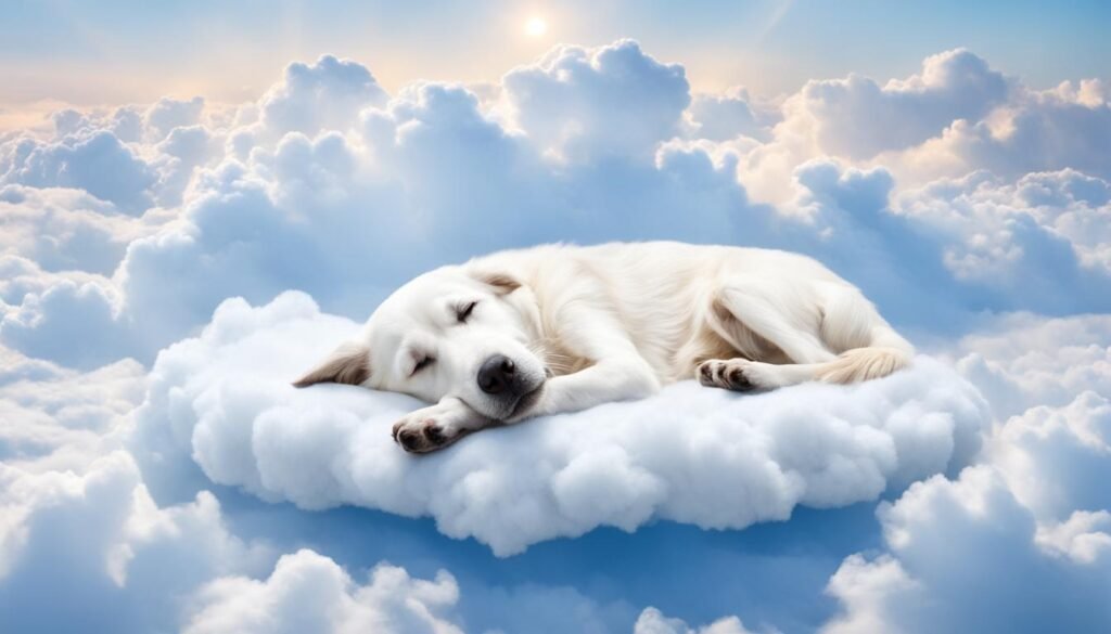 white dog in dreams