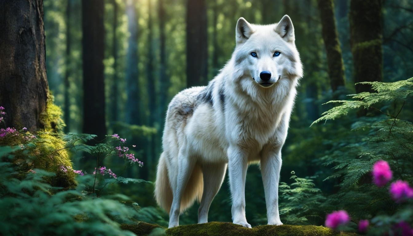 white wolf in dream